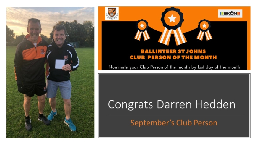Club Person of the Month – September