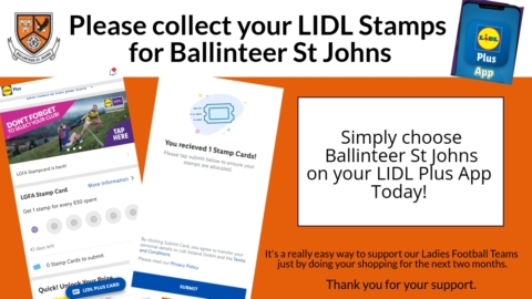 Turn your LIDL Shopping into Rewards for BSJ!