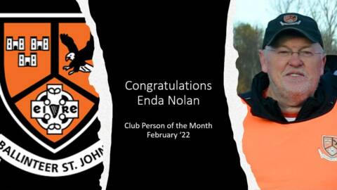 Club Person of the Month Feb22