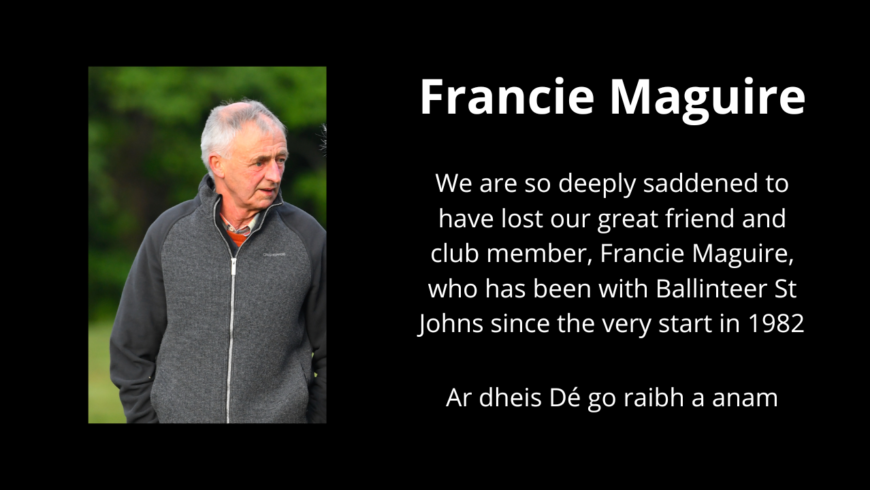 A Tribute to Francie Maguire. RIP