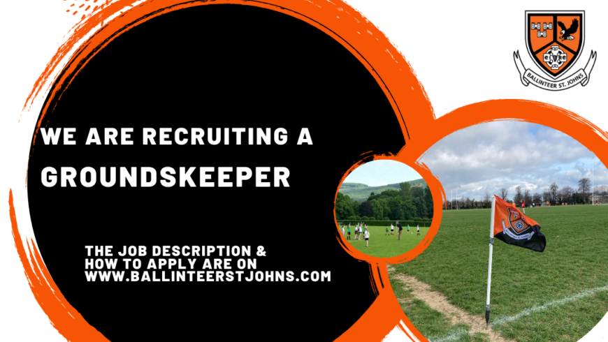 We are recruiting a Groundskeeper